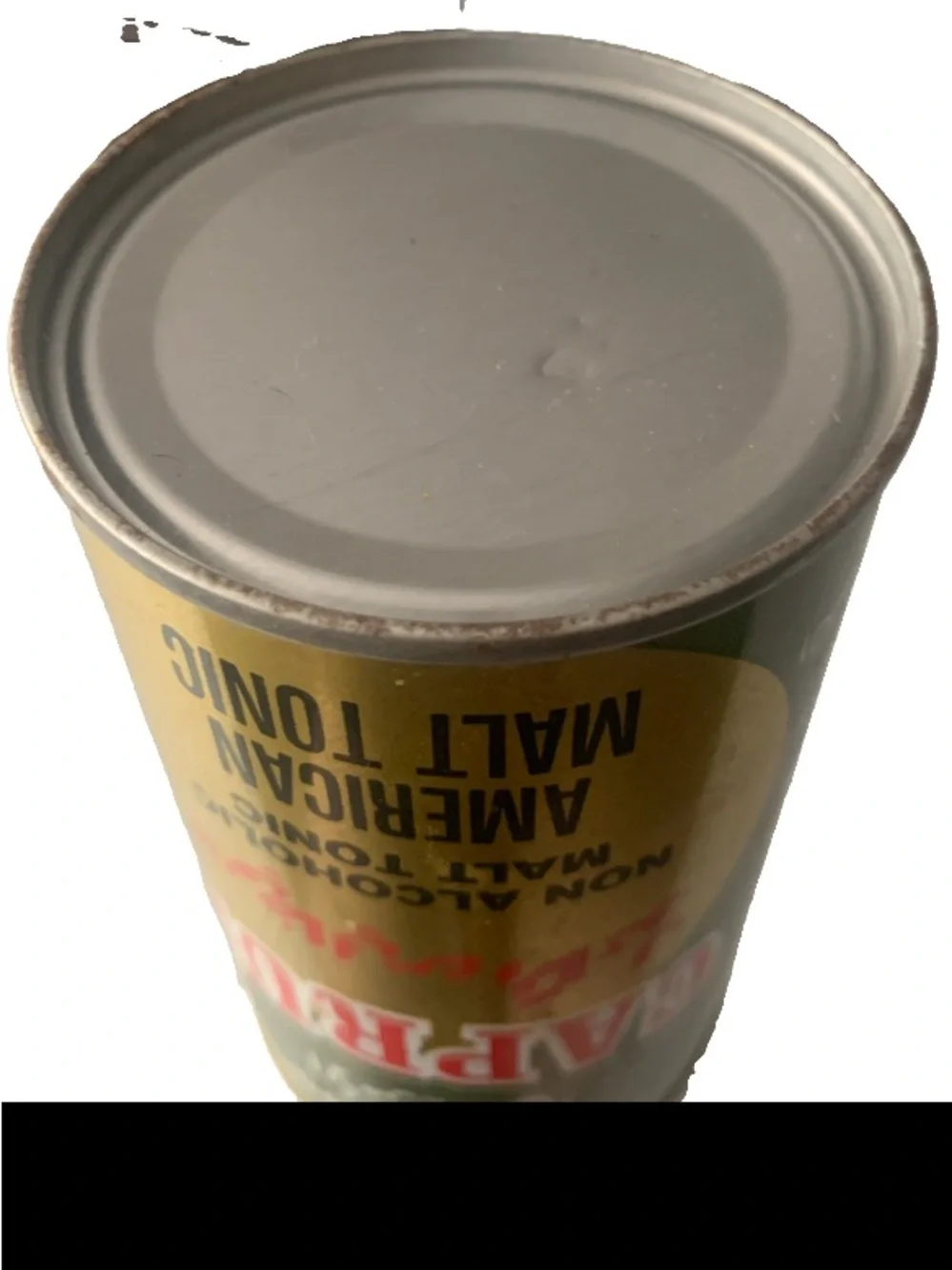 Vintage Beer Can Caprus American Malt Tonic Tab Empty For Export to Middle East